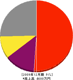 渡邉造園 損益計算書 2009年12月期