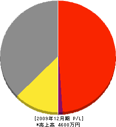 目加田組 損益計算書 2009年12月期