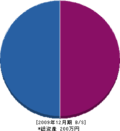 鈴木塗工店 貸借対照表 2009年12月期