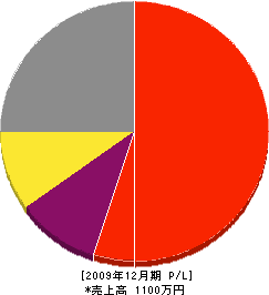 小野山電気商会 損益計算書 2009年12月期