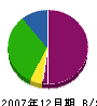 大島建設 貸借対照表 2007年12月期