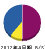 大倉土建 貸借対照表 2012年4月期