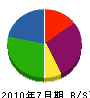 松井建設 貸借対照表 2010年7月期