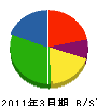 ワタナベ電器 貸借対照表 2011年3月期
