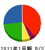 盛電社 貸借対照表 2011年1月期