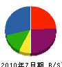 渡辺住建 貸借対照表 2010年7月期