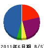 丸八テント商会 貸借対照表 2011年6月期
