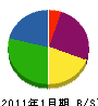石井組 貸借対照表 2011年1月期