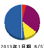 菅原配管工業所 貸借対照表 2013年1月期