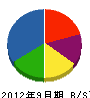斉光電気工事 貸借対照表 2012年9月期