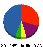 日本エネルギーマネージメント 貸借対照表 2013年1月期