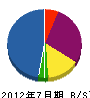 大島緑地アート 貸借対照表 2012年7月期