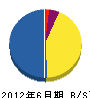 長嶺工業 貸借対照表 2012年6月期