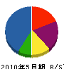 中部田川 貸借対照表 2010年5月期