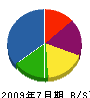 田坂京華園 貸借対照表 2009年7月期