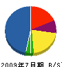 澤海建設 貸借対照表 2009年7月期