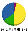 佐藤電気商会 貸借対照表 2012年3月期