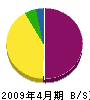 島田土建工業 貸借対照表 2009年4月期