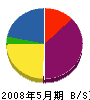益田組 貸借対照表 2008年5月期 益田組 貸借対照表 2008年5月期