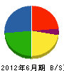 椎坂建設 貸借対照表 2012年6月期