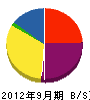 塩澤設備 貸借対照表 2012年9月期