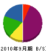 藤井電気商会新浜店 貸借対照表 2010年9月期