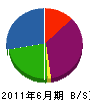 野沢重機建設 貸借対照表 2011年6月期