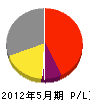 田中総建 損益計算書 2012年5月期