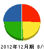 川中電気 貸借対照表 2012年12月期