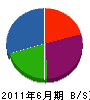 カミシマ 貸借対照表 2011年6月期