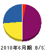 田中産業 貸借対照表 2010年6月期