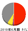 北越建設 損益計算書 2010年6月期