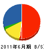 功陽電気店 貸借対照表 2011年6月期