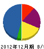 宏南建設 貸借対照表 2012年12月期