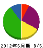 上田電工 貸借対照表 2012年6月期