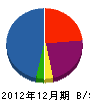 扇港理研 貸借対照表 2012年12月期
