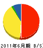 野崎建設 貸借対照表 2011年6月期