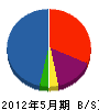飯島興産 貸借対照表 2012年5月期
