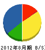 松丸塗装店 貸借対照表 2012年8月期