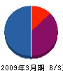 永岡工務店 貸借対照表 2009年3月期