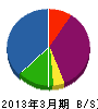 渡辺設備 貸借対照表 2013年3月期