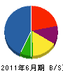 大津商会 貸借対照表 2011年6月期