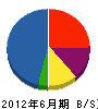 名嘉山重建 貸借対照表 2012年6月期