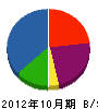 松島商店 貸借対照表 2012年10月期