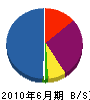 三橋電気 貸借対照表 2010年6月期