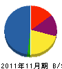 九州テクノシステム 貸借対照表 2011年11月期