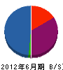 高坂工業 貸借対照表 2012年6月期
