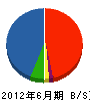 日光レジン工業 貸借対照表 2012年6月期