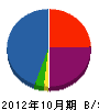 佐藤設備工業 貸借対照表 2012年10月期