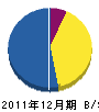 大島塗装 貸借対照表 2011年12月期
